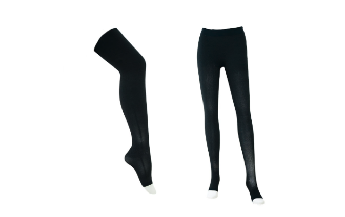 リンパ浮腫の治療に使用する弾性ストッキング